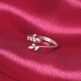 Bud of Hope Silver Ring Made Using Premium 925 Sterling Silver