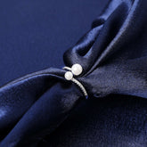 Twin Gleam Silver Ring (Adjustable) Made Using Premium 925 Sterling Silver