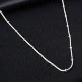 Silver Interlocked Chain Made Using Premium 925 Sterling Silver