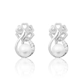 Lunar Petals Silver Studs Made Using Premium 925 Sterling Silver