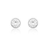Silver Zirconia Studs Made Using Premium 925 Sterling Silver
