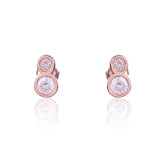 Valentine's Glow Silver Ear Studs Made Using Premium 925 Sterling Silver