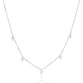 Trinity Spark Silver Necklace Made Using Premium 925 Sterling Silver