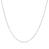 Silver Interlocked Chain Made Using Premium 925 Sterling Silver