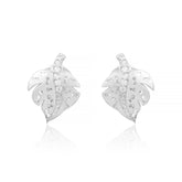 Silver Vine Studs Made Using Premium 925 Sterling Silver