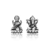 Silver Lakshmi Ganesha Idol Set for Diwali