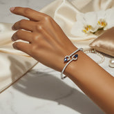 Blue Crystal Cuff Bracelet