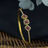 Ruby Royale Gold Bracelet