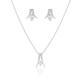 Filigree Silver Necklace Jewelry Set Made Using Premium 925 Sterling Silver
