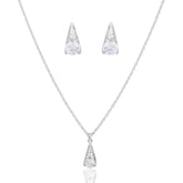 Sterling Silver Necklace Jewelry Set Made Using Premium 925 Sterling Silver