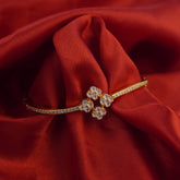 Rose-Tone Gold Bangle