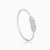 Crystal Diamond Bangle Silvanza