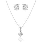 Minimalist Silver Pendant Set Made Using Premium 925 Sterling Silver