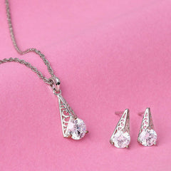 Sterling Silver Necklace Jewelry Set  Made Using Premium 925 Sterling Silver