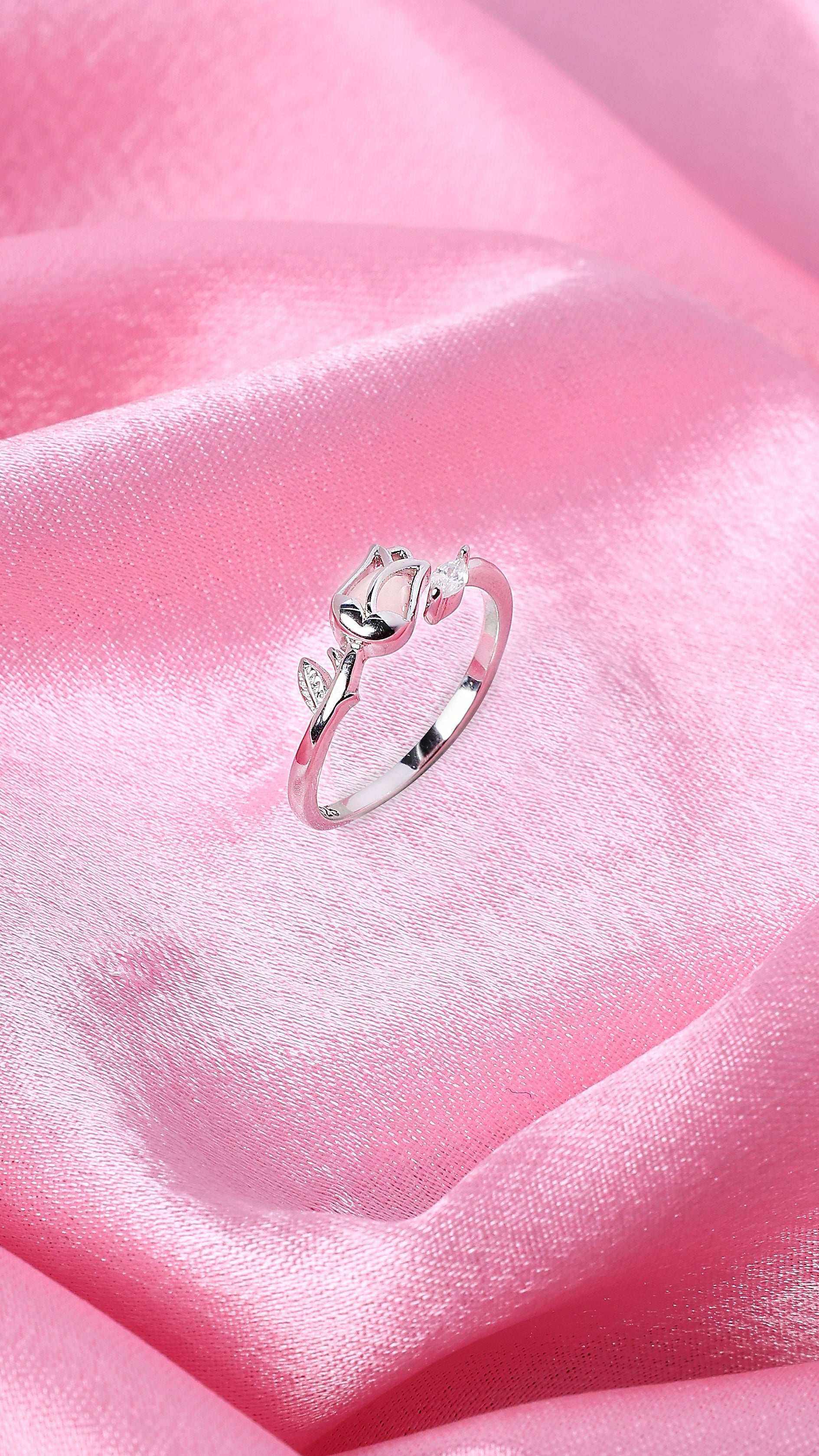 Bud n’ Bling Adjustable Silver Ring   Made Using Premium 925 Sterling Silver