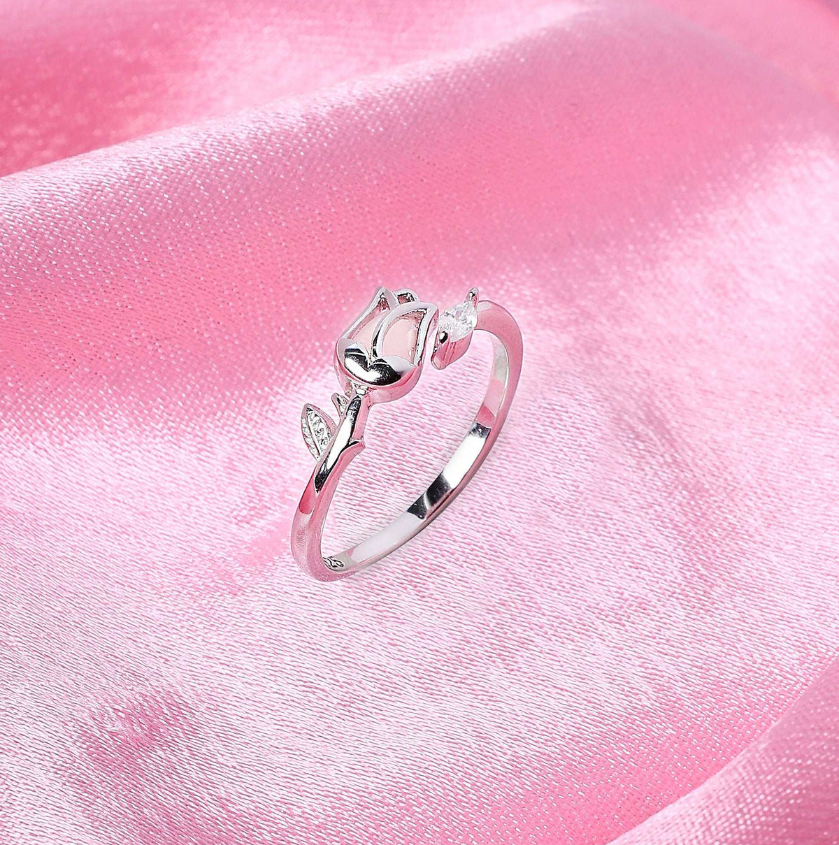 Bud n’ Bling Adjustable Silver Ring   Made Using Premium 925 Sterling Silver
