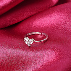 Eternal Heart Ring   Made Using Premium 925 Sterling Silver