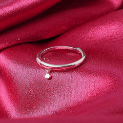 Neon Moon Adjustable Silver Ring   Made Using Premium 925 Sterling Silver