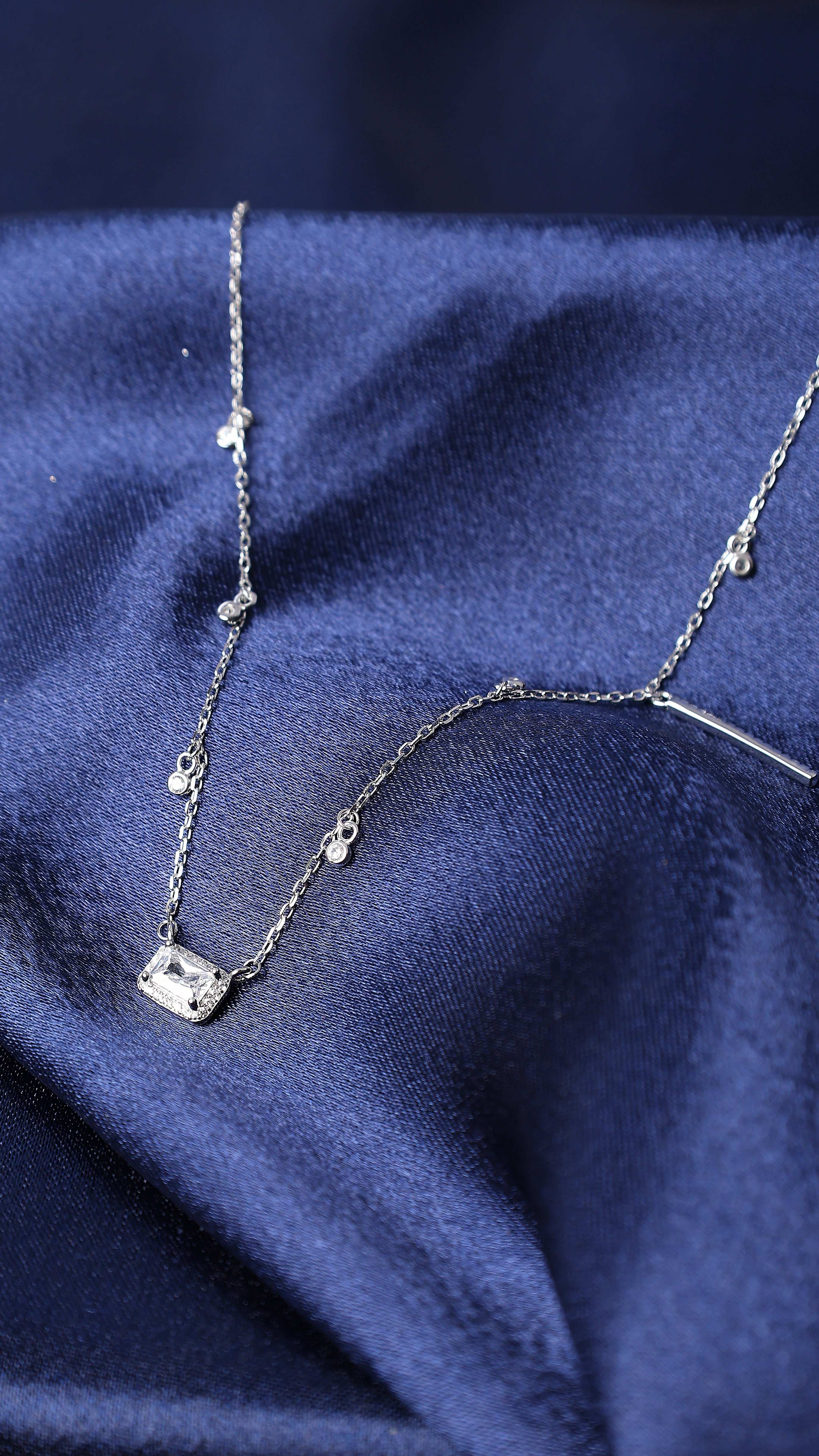 Opal’s Dream Silver Necklace  Made Using Premium 925 Sterling Silver