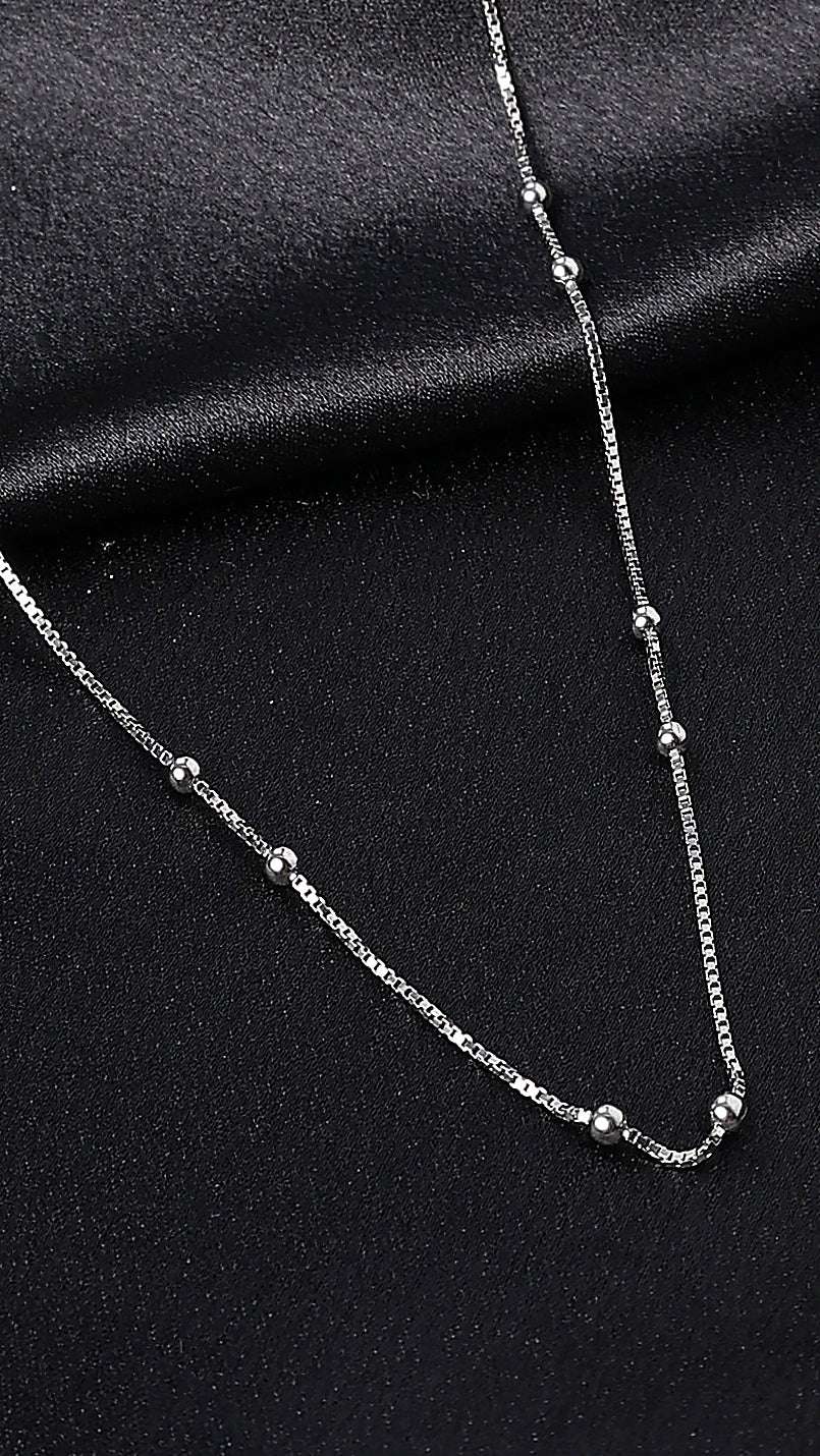 Knotted Silver Chain  Made with Premium 925 Sterling Silver