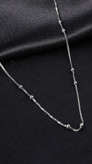 Knotted Silver Chain  Made with Premium 925 Sterling Silver
