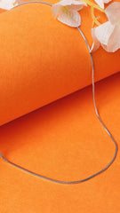 Plain Sterling Silver Chain  Made Using Premium 925 Sterling Silver