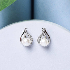 Lunar Petals Silver Studs   Made Using Premium 925 Sterling Silver