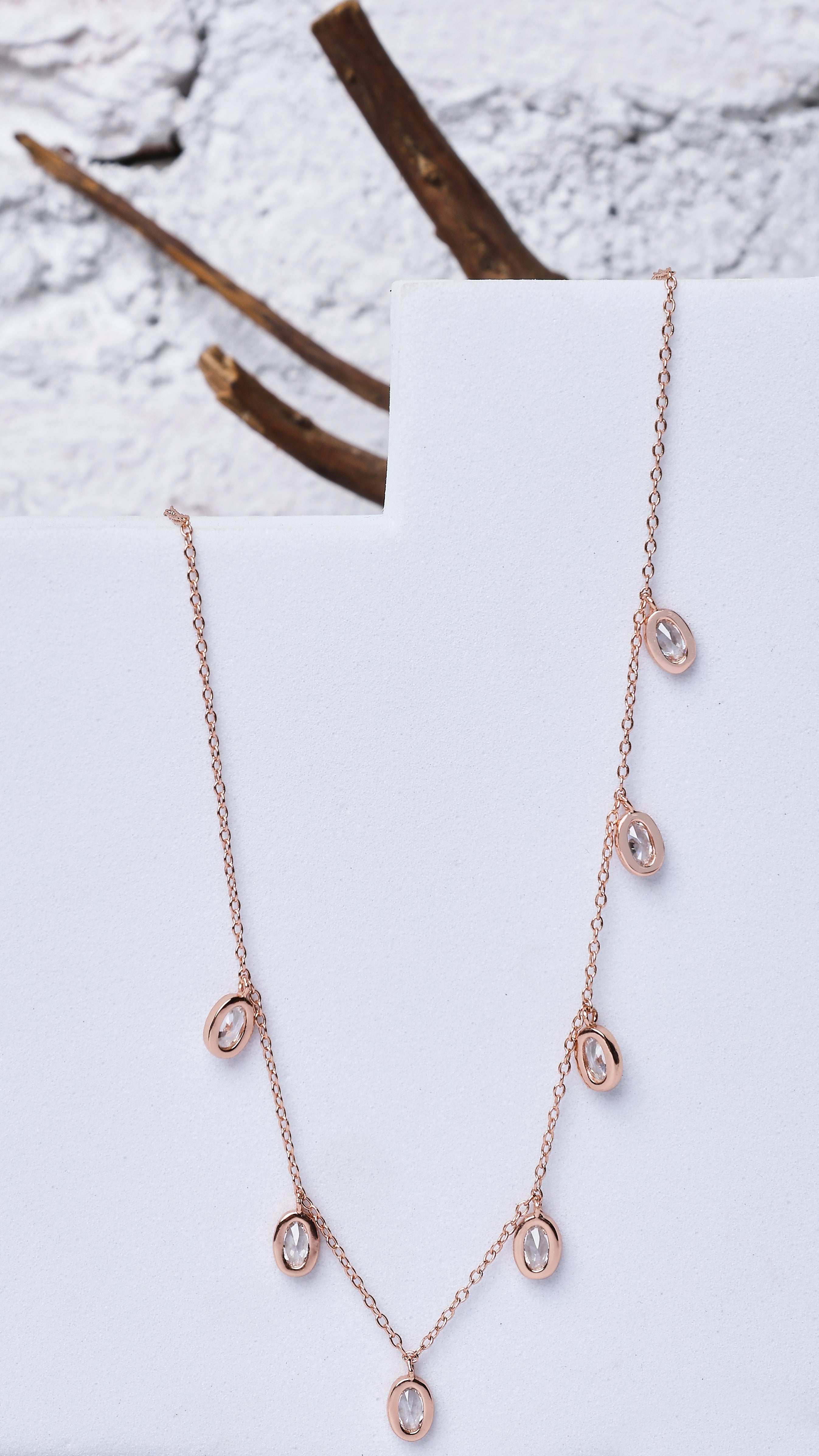 Silver Charms Necklace   Made Using Premium 925 Sterling Silver