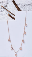 Silver Charms Necklace   Made Using Premium 925 Sterling Silver