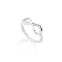 Eternal Loop Sliver ring (Adjustable)  Made Using Premium 925 Sterling Silver