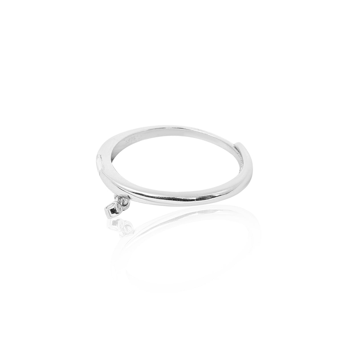 Neon Moon Adjustable Silver Ring   Made Using Premium 925 Sterling Silver