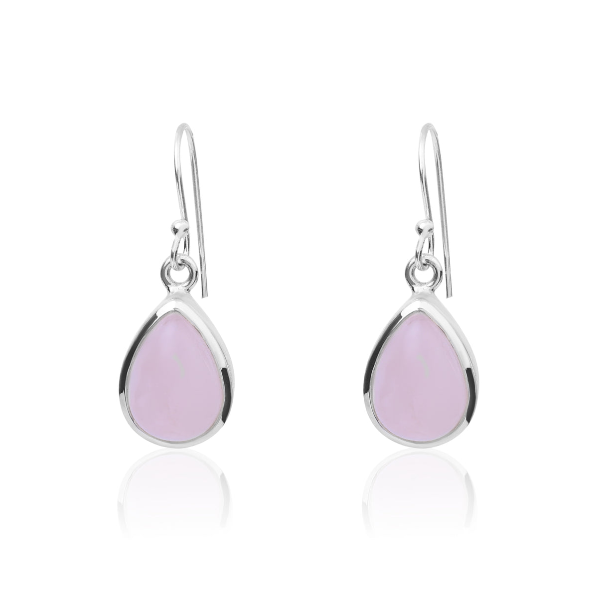 Rose Quartz Silver Earring  Made Using Premium 925 Sterling Silver