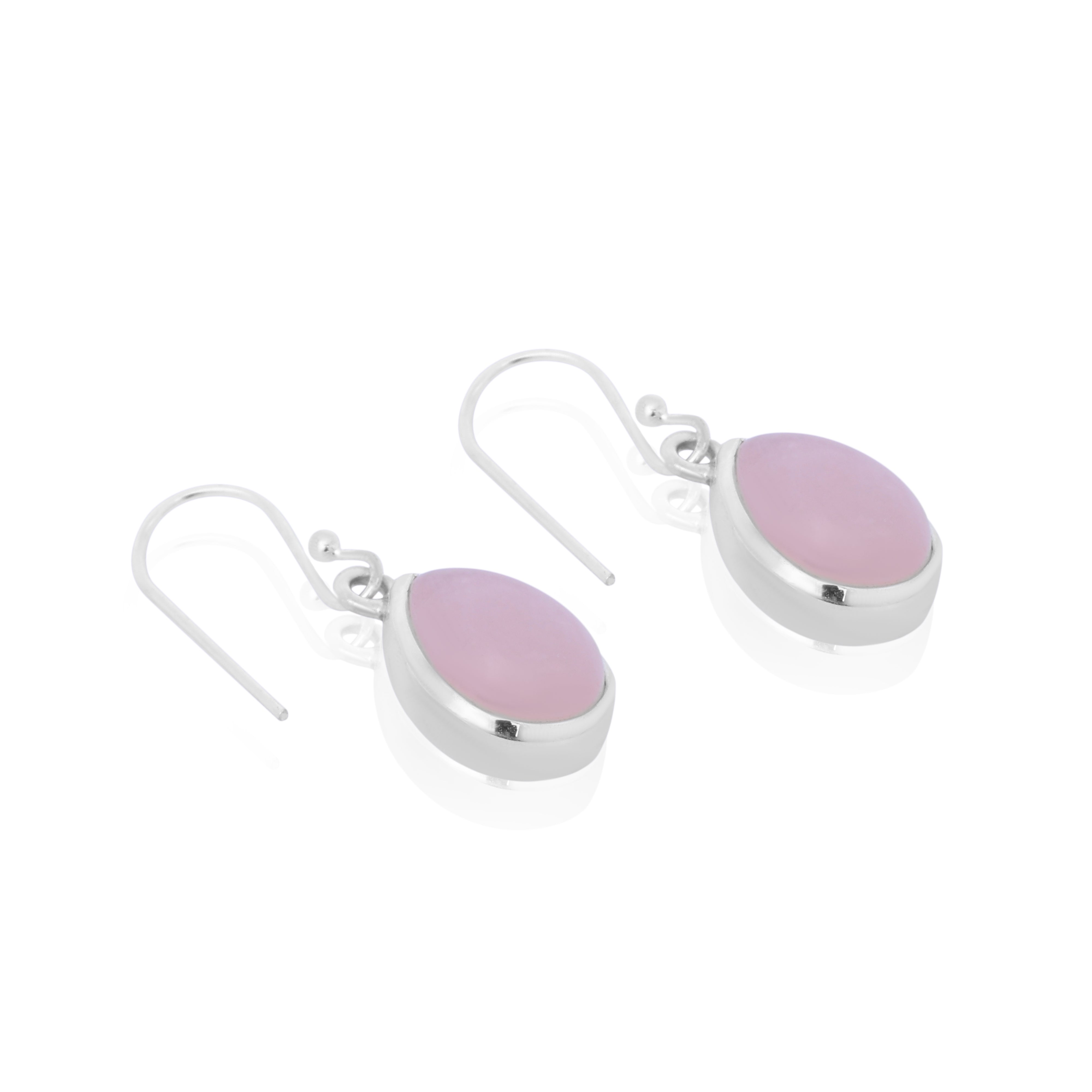 Rose Quartz Silver Earring  Made Using Premium 925 Sterling Silver