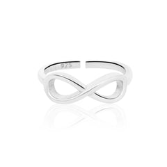 Eternal Loop Sliver ring (Adjustable)  Made Using Premium 925 Sterling Silver