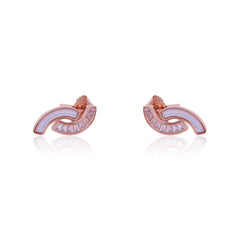 Amor’s Hook Silver Studs   Made Using Premium 925 Sterling Silver