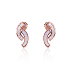 Amor’s Hook Silver Studs   Made Using Premium 925 Sterling Silver