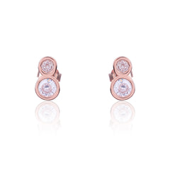 Valentine's Glow Silver Ear Studs   Made Using Premium 925 Sterling Silver