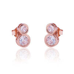 Valentine's Glow Silver Ear Studs   Made Using Premium 925 Sterling Silver