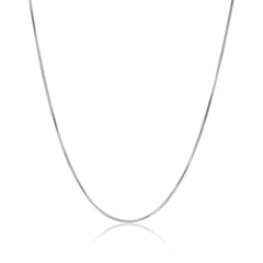 Plain Sterling Silver Chain  Made Using Premium 925 Sterling Silver