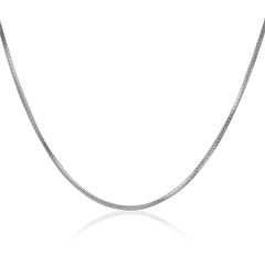 Plain Sterling Silver Chain  Made Using Premium 925 Sterling Silver