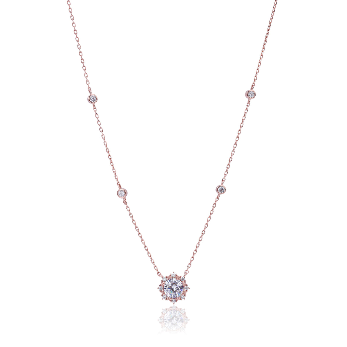 Frozen Grace Silver Necklace   Made Using Premium 925 Sterling Silver