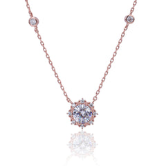 Frozen Grace Silver Necklace   Made Using Premium 925 Sterling Silver