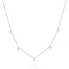 Trinity Spark Silver Necklace   Made Using Premium 925 Sterling Silver