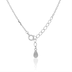 Silver Deer Necklace with Link Chain  Made Using Premium 925 Sterling Silver