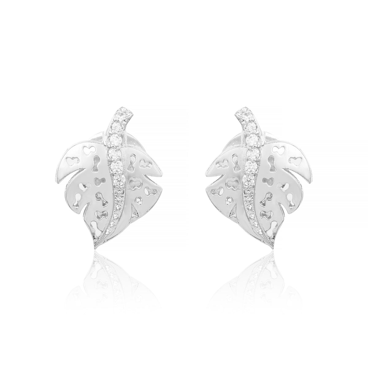 Silver Vine Studs   Made Using Premium 925 Sterling Silver