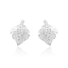 Silver Vine Studs   Made Using Premium 925 Sterling Silver