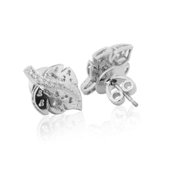 Silver Vine Studs   Made Using Premium 925 Sterling Silver