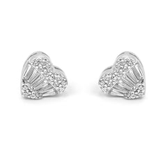 Kingdom of Heart Silver Studs
