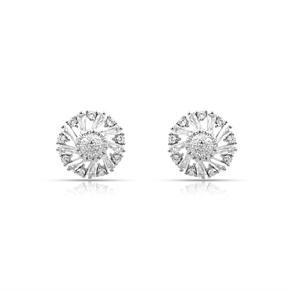 Silver Irish Daisy Studs Made Using Premium 925 Sterling Silver