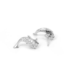 Mini Dolphin Silver Studs